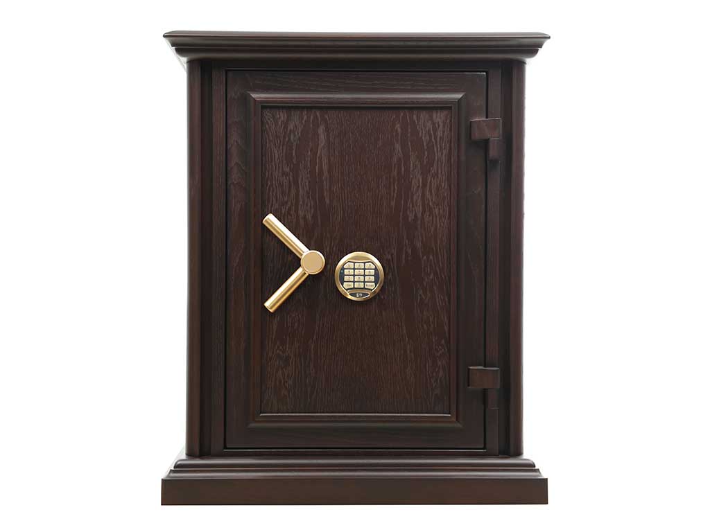 Огневзломостойкий сейф в дереве VALBERG Гарант Евро 67 Т Д EL (дуб)